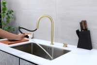 Смеситель для кухни Paulmark Estetica Es218006-LG светлое золото