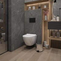 Унитаз подвесной Teymi Lina Pro Vortex Торнадо безободковый, сиденье микролифт T40112