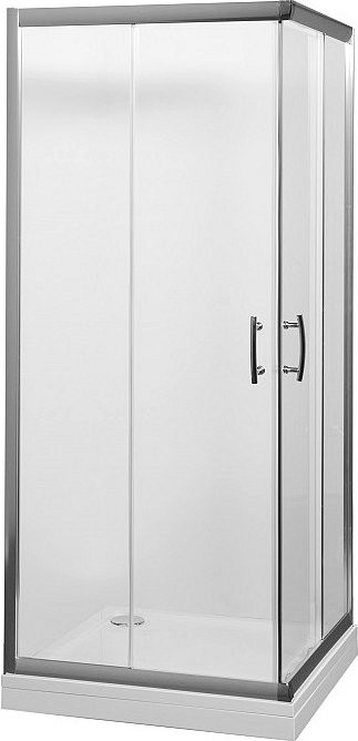 Душевой уголок Aquanet Alfa Cube NAA1142 900х900х2000 стекло прозрачное, профиль хром