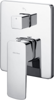 Встраиваемый смеситель для душа и ванны Allen Brau Infinity X2 5.21014-00 С ВНУТРЕННЕЙ ЧАСТЬЮ, хром