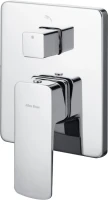 Встраиваемый смеситель для душа и ванны Allen Brau Infinity X2 5.21014-00 С ВНУТРЕННЕЙ ЧАСТЬЮ, хром