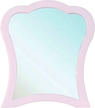 Зеркало Bellezza Грация 90 розовое