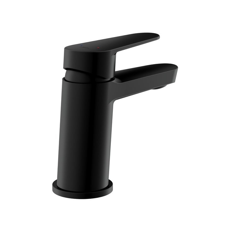 Смеситель для раковины Cersanit Лара (Lara) 64969 матовый черный