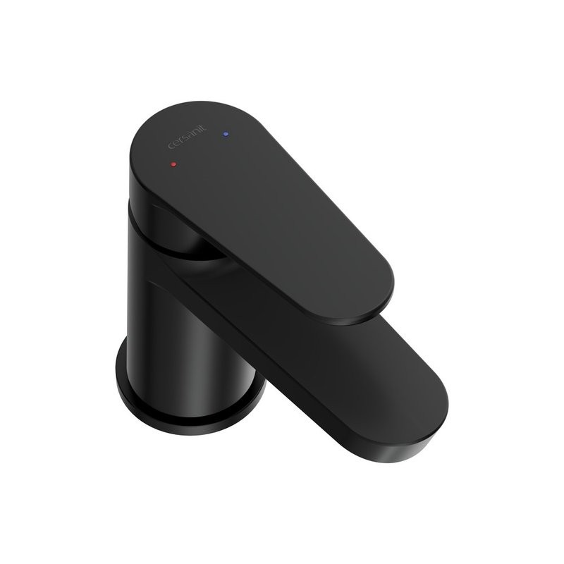 Смеситель для раковины Cersanit Лара (Lara) 64969 матовый черный