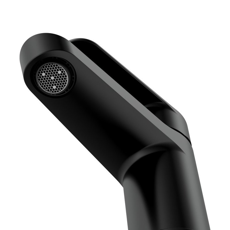 Смеситель для раковины Cersanit Лара (Lara) 64969 матовый черный