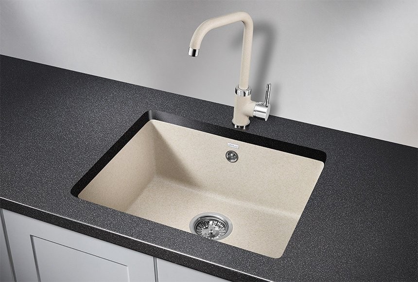 Мойка кухонная Granula 5551, пирит