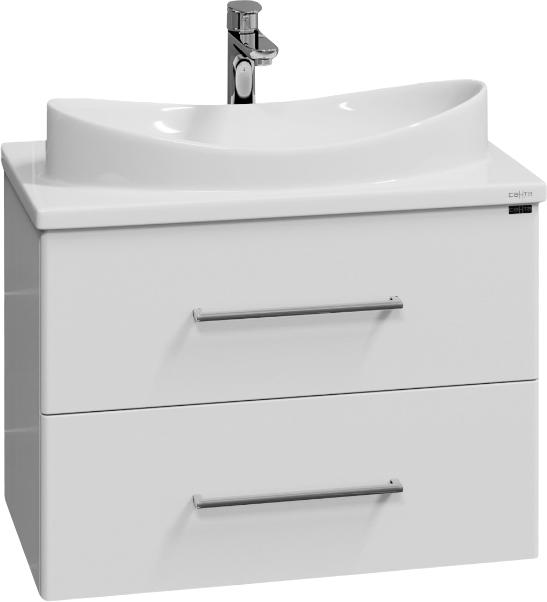 Тумба под раковину СаНта Вегас 70 подвесная, 2 ящика