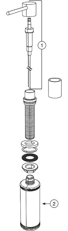 Дозатор для кухонной мойки Blanco Lato 525815 кофе