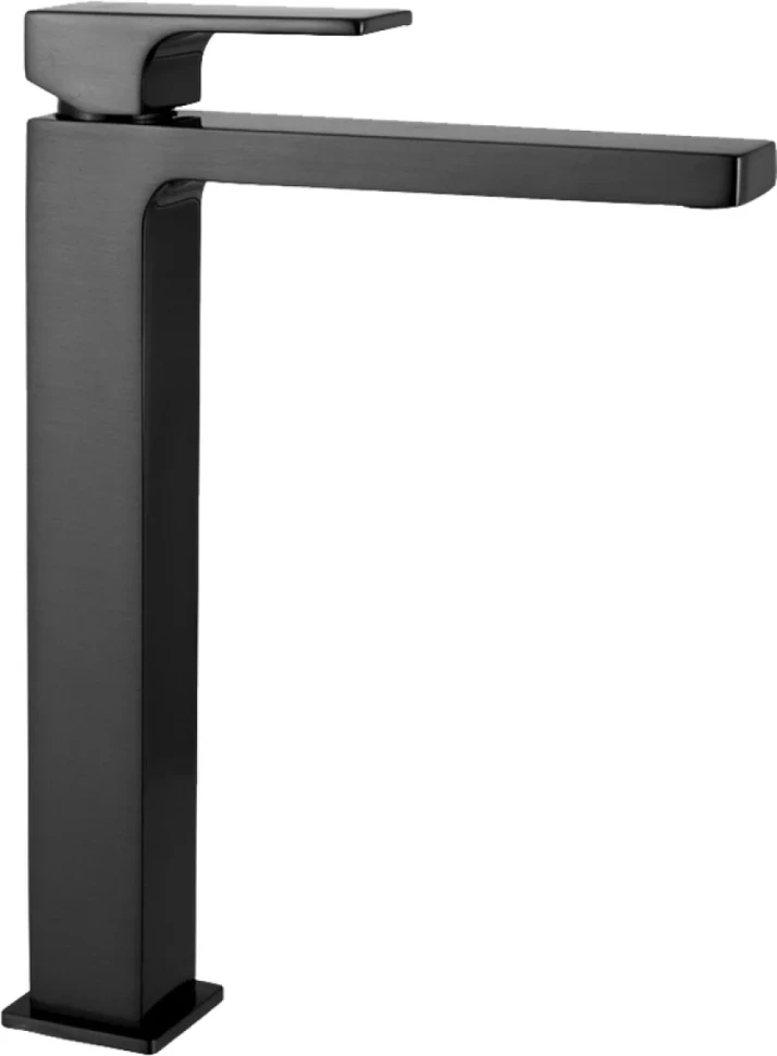 Смеситель для раковины Remer Absolute AU11LCFP чёрный брашированный хром