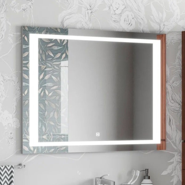 Зеркало CONTINENT Quattro 80х60 с подсветкой