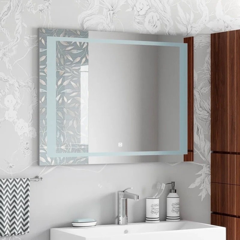 Зеркало CONTINENT Quattro 80х60 с подсветкой