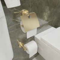 Держатель туалетной бумаги Fixsen Comfort Gold FX-87010A золото сатин