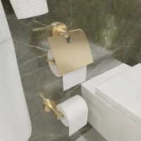 Держатель туалетной бумаги Fixsen Comfort Gold FX-87010A золото сатин Держатель туалетной бумаги Fixsen Comfort Gold FX-87010A золото сатин