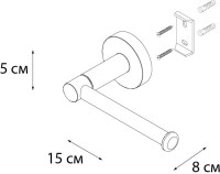 Держатель туалетной бумаги Fixsen Comfort Gold FX-87010A золото сатин