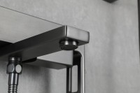 Смеситель для ванны с душем Gappo G3217-9 оружейная сталь
