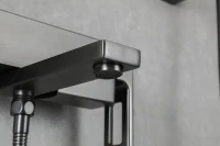 Смеситель для ванны с душем Gappo G3217-9 оружейная сталь