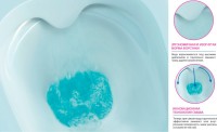 Комплект Унитаз подвесной Cersanit Parva Clean On DPL EO с микролифтом + Инсталляция TECE Now 9400412 4 в 1 с кнопкой смыва