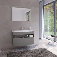 Тумба под раковину Keuco Stageline 32872 100 см, инокс матовый
