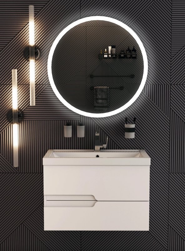 Зеркало круглое Runo Руан 77 с подсветкой