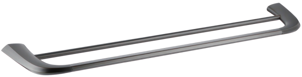 Полотенцедержатель Cezares Liner THD-60-GM двойной, оружейная сталь