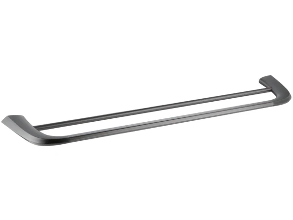 Полотенцедержатель Cezares Liner THD-60-GM двойной, оружейная сталь