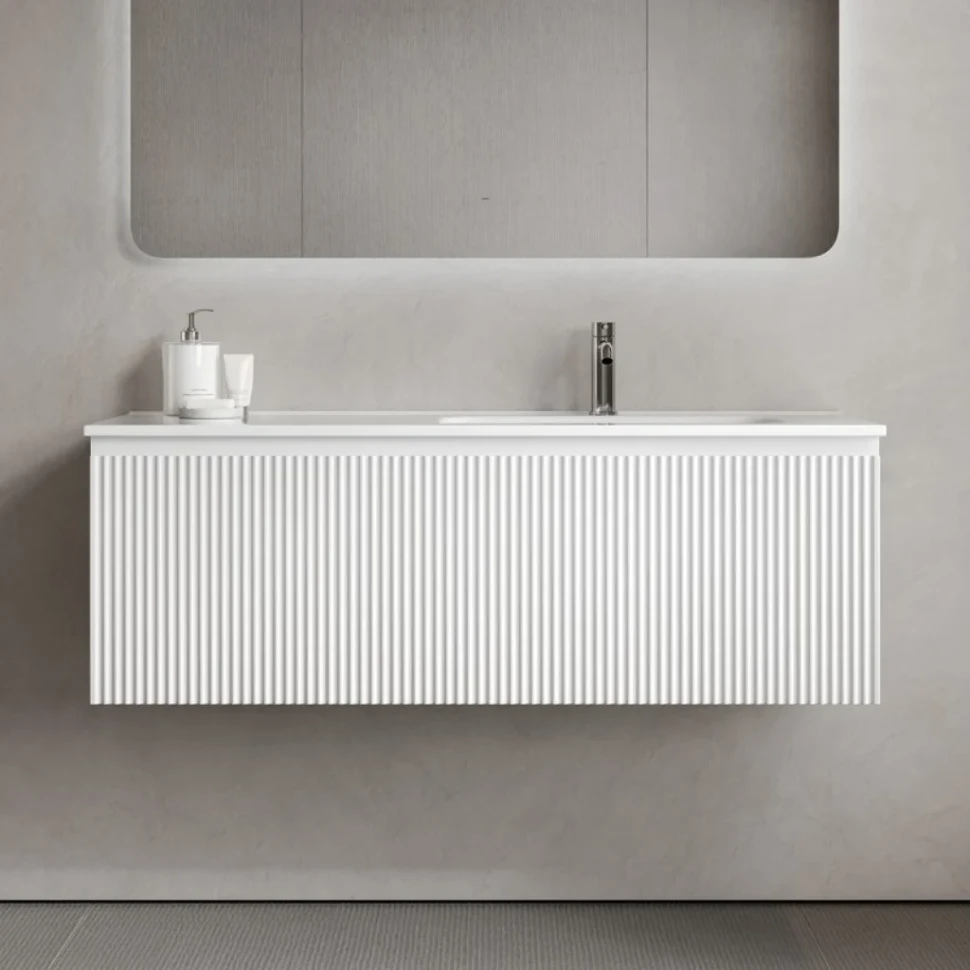 Тумба с раковиной Sancos Snob R 1.0 120, R bianco