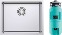 Комплект Мойка Omoikiri TADZAVA 54-U/I ULTRA-IN + Измельчитель Nagare slim 1250-AZ azur blue