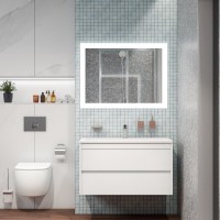 Тумба с раковиной Art&Max Family 90, подвесная, Bianco Lucido