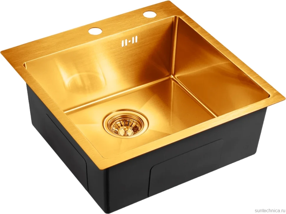 Мойка кухонная Emar PVD EMB-117A PVD Nano Golden