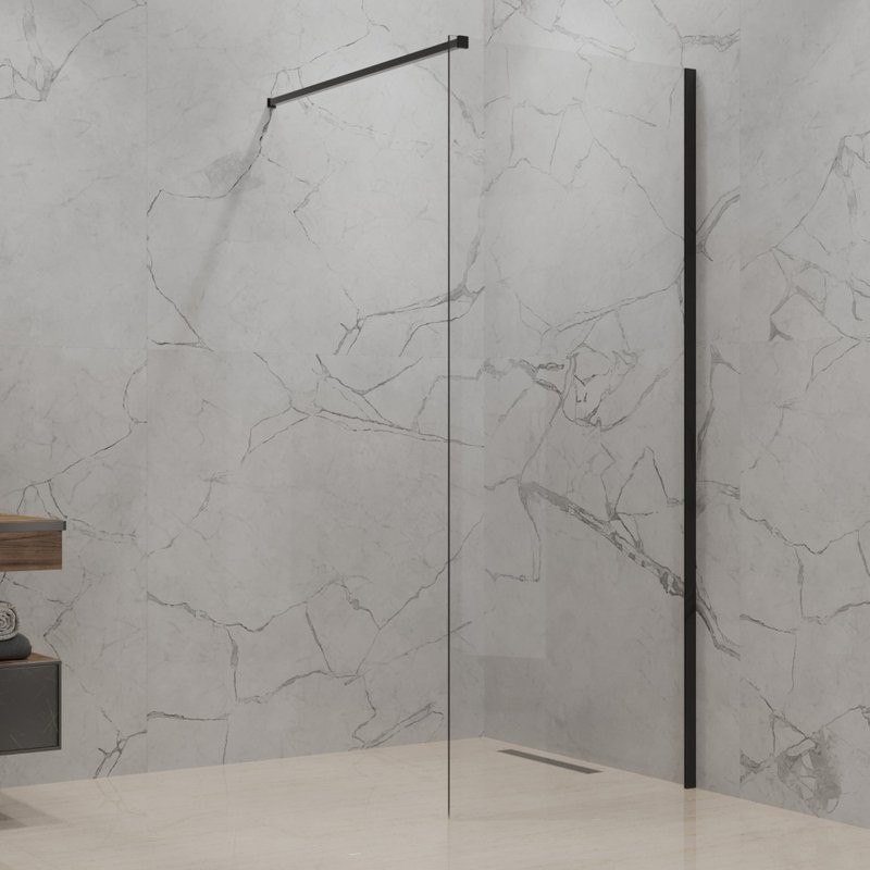 PAINI-WalkIN90C Душевая перегородка 90x195 Paini, стекло прозрачное