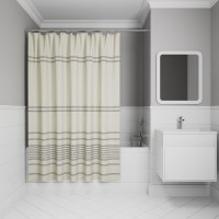 Штора для ванной IDDIS Base BD01P24i11 240х200, бежевая