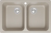 Мойка кухонная Domaci Болонья М-260-003 бежевая Мойка кухонная Domaci Болонья М-260-003 бежевая