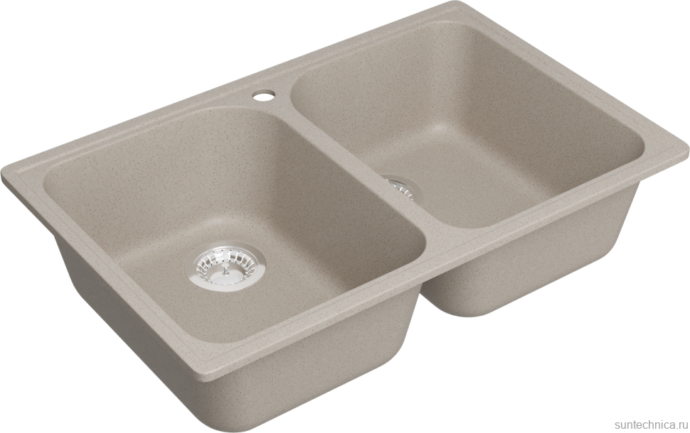 Мойка кухонная Domaci Болонья М-260-003 бежевая