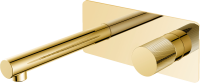 Смеситель для раковины Boheme Stick 125-GG.2 С ВНУТРЕННЕЙ ЧАСТЬЮ, gold, touch gold