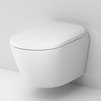 Комплект Унитаз подвесной AM.PM Sensation CCC301700SC с функцией биде, микролифтом + Инсталляция TECE Base 9400413 4 в 1 с кнопкой смыва