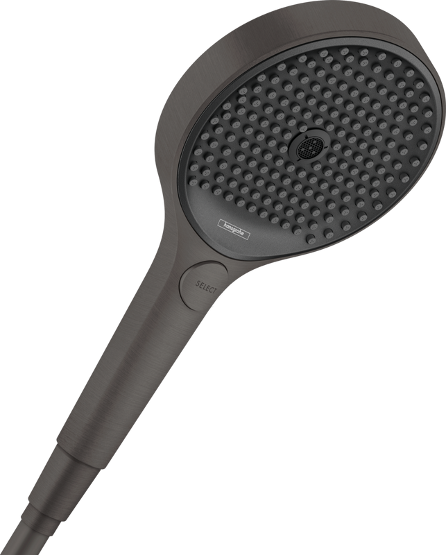 Душевая лейка Hansgrohe Rainfinity 130 26864340 шлифованный черный хром