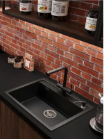 Мойка кухонная Emar Quartz EMQ-1640.Q морион