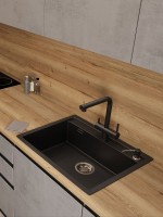 Мойка кухонная Emar Quartz EMQ-1640.Q морион Мойка кухонная Emar Quartz EMQ-1640.Q морион