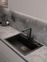 Мойка кухонная Emar Quartz EMQ-1640.Q морион