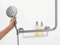 Душевая штанга Hansgrohe Unica 26404400 110 см, белый, хром