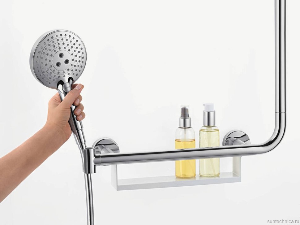 Душевая штанга Hansgrohe Unica 26404400 110 см, белый, хром