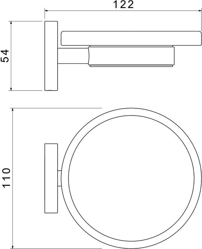 Набор Стакан AQUATEK Европа AQ4104MB + Мыльница AQ4103MB