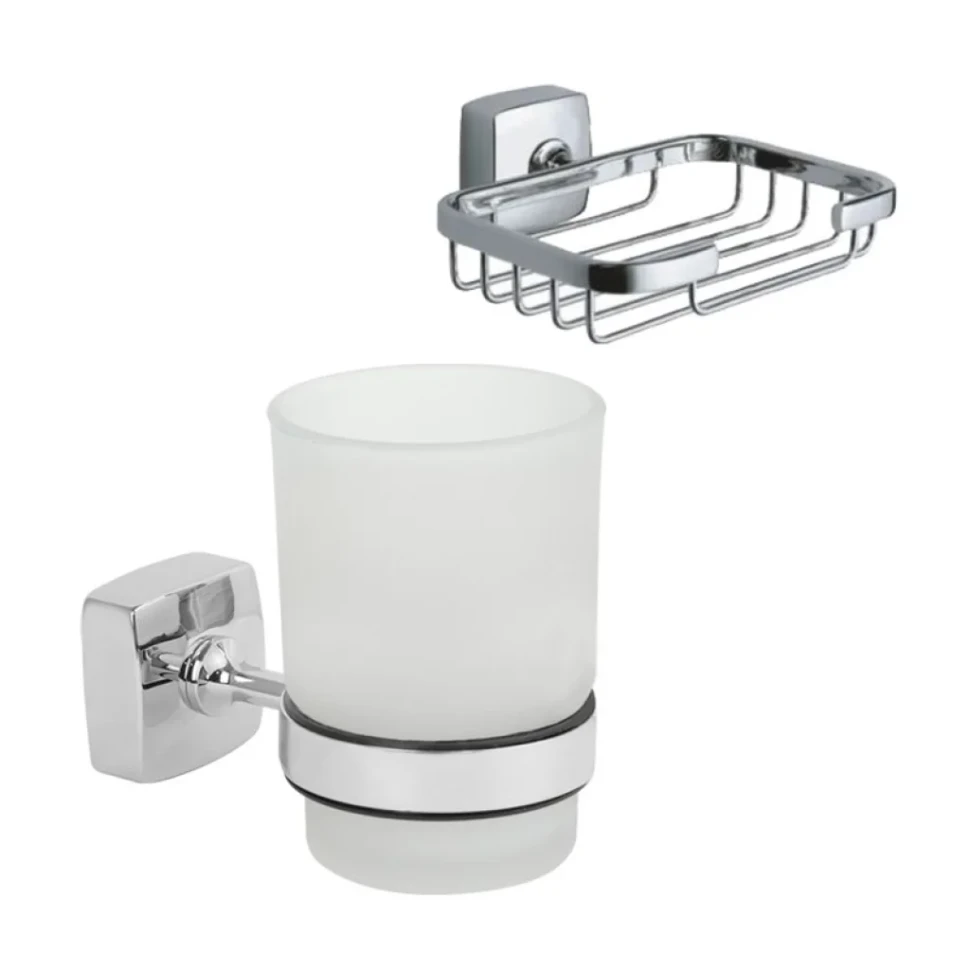 Набор Стакан Fixsen Kvadro 61306 + Мыльница 61309