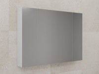 Зеркальный шкаф "ЛИМА 100" эмаль, белый матовый Зеркальный шкаф "ЛИМА 100" эмаль, белый матовый