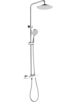 Душевая стойка Kaiser Quadris 25282 с термостатом, хром