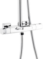 Душевая стойка Kaiser Quadris 25282 с термостатом, хром