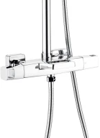 Душевая стойка Kaiser Quadris 25282 с термостатом, хром