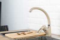 Смеситель для кухни Frap F4166-9 песочный