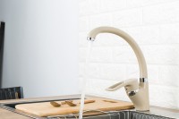 Смеситель для кухни Frap F4166-9 песочный