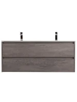 Мебель для ванной комнаты BelBagno Kraft 120 для двоих, cemento grigio